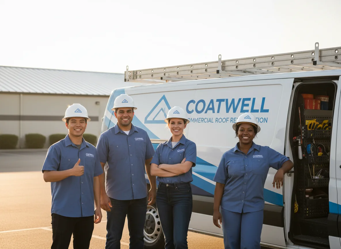 Commercial roof coating company in Ashville, OH